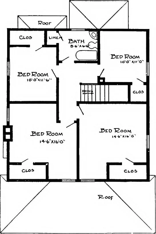 An illustration from Radford's artistic homes; 250 designs ..., 1908, leaf 76