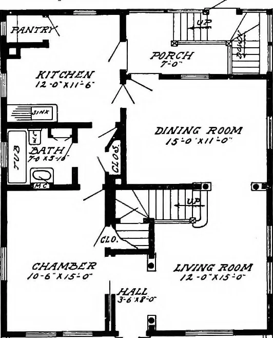 An illustration from Radford's artistic homes; 250 designs ..., 1908, leaf 79