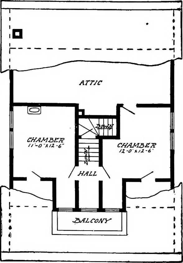 An illustration from Radford's artistic homes; 250 designs ..., 1908, leaf 79