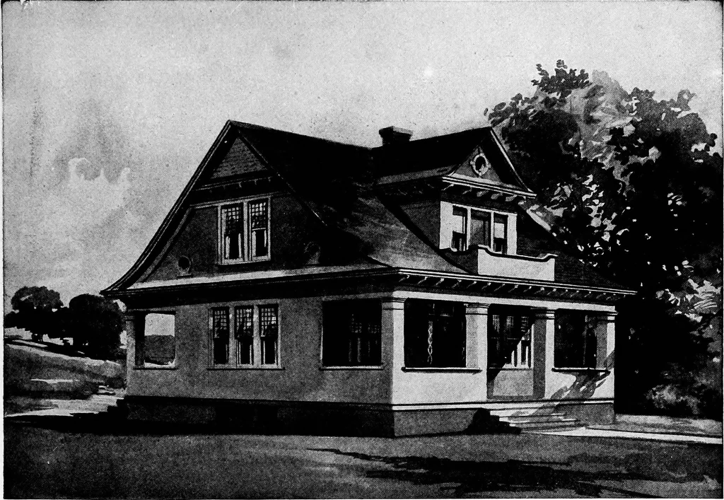 An illustration from Radford's artistic homes; 250 designs ..., 1908, leaf 80