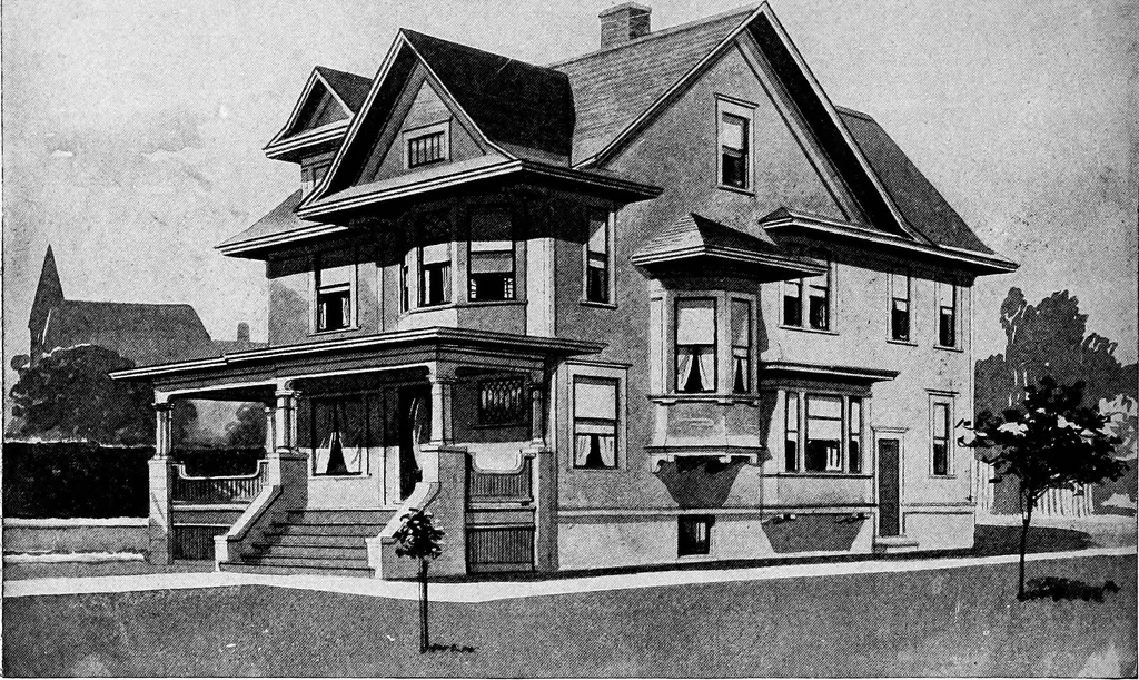 An illustration from Radford's artistic homes; 250 designs ..., 1908, leaf 83