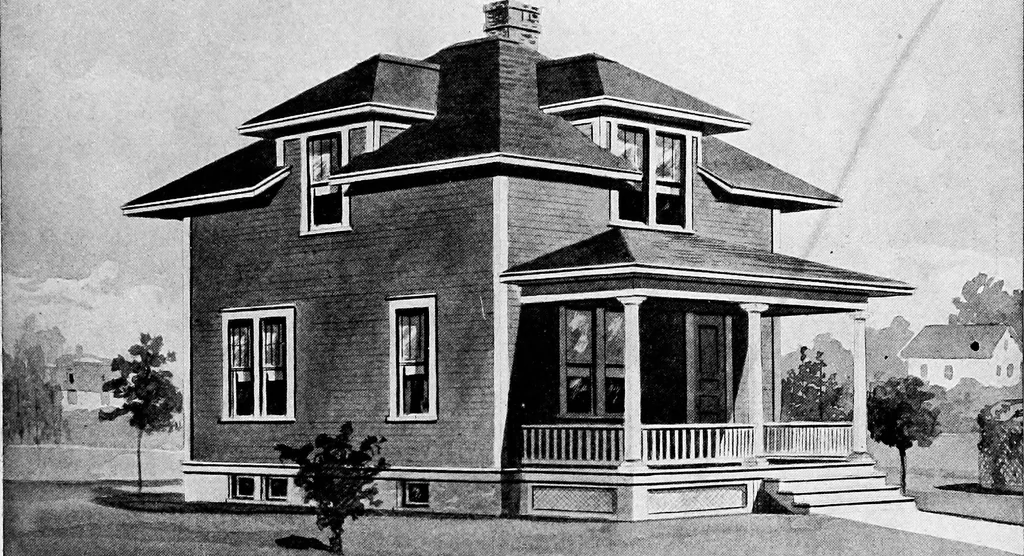 An illustration from Radford's artistic homes; 250 designs ..., 1908, leaf 84