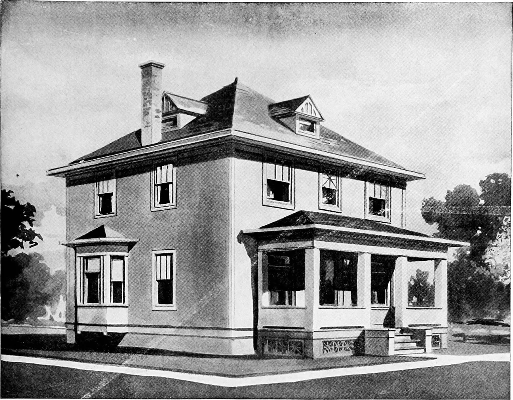 An illustration from Radford's artistic homes; 250 designs ..., 1908, leaf 88