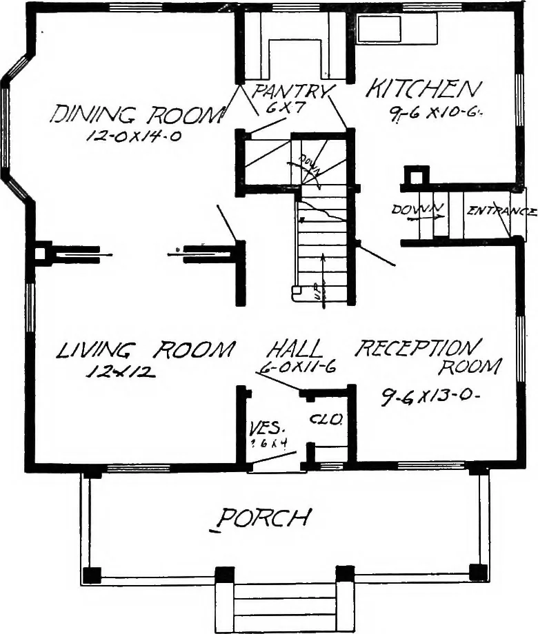 An illustration from Radford's artistic homes; 250 designs ..., 1908, leaf 88