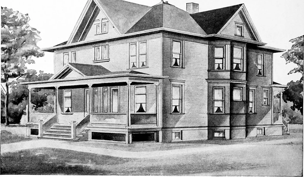 An illustration from Radford's artistic homes; 250 designs ..., 1908, leaf 89