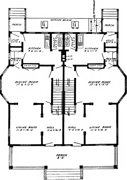An illustration from Radford's artistic homes; 250 designs ..., 1908, leaf 89