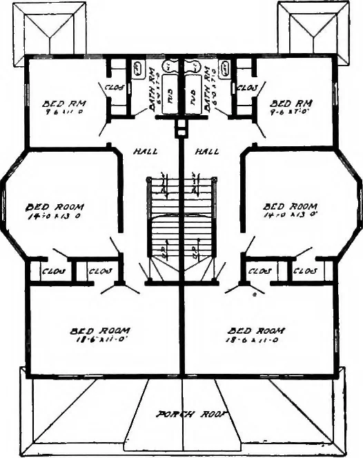 An illustration from Radford's artistic homes; 250 designs ..., 1908, leaf 89