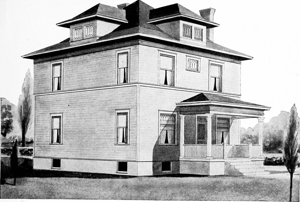 An illustration from Radford's artistic homes; 250 designs ..., 1908, leaf 90