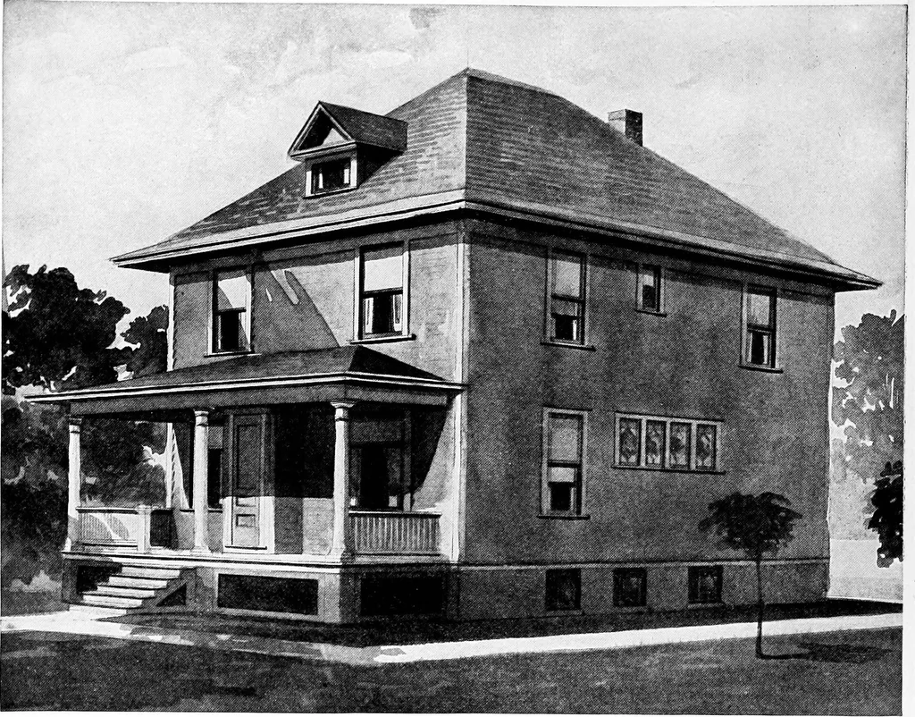 An illustration from Radford's artistic homes; 250 designs ..., 1908, leaf 91