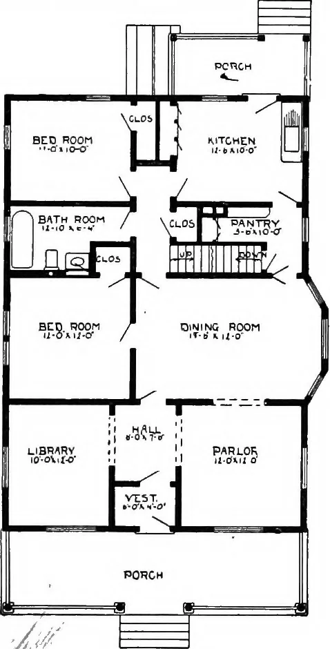 An illustration from Radford's artistic homes; 250 designs ..., 1908, leaf 95