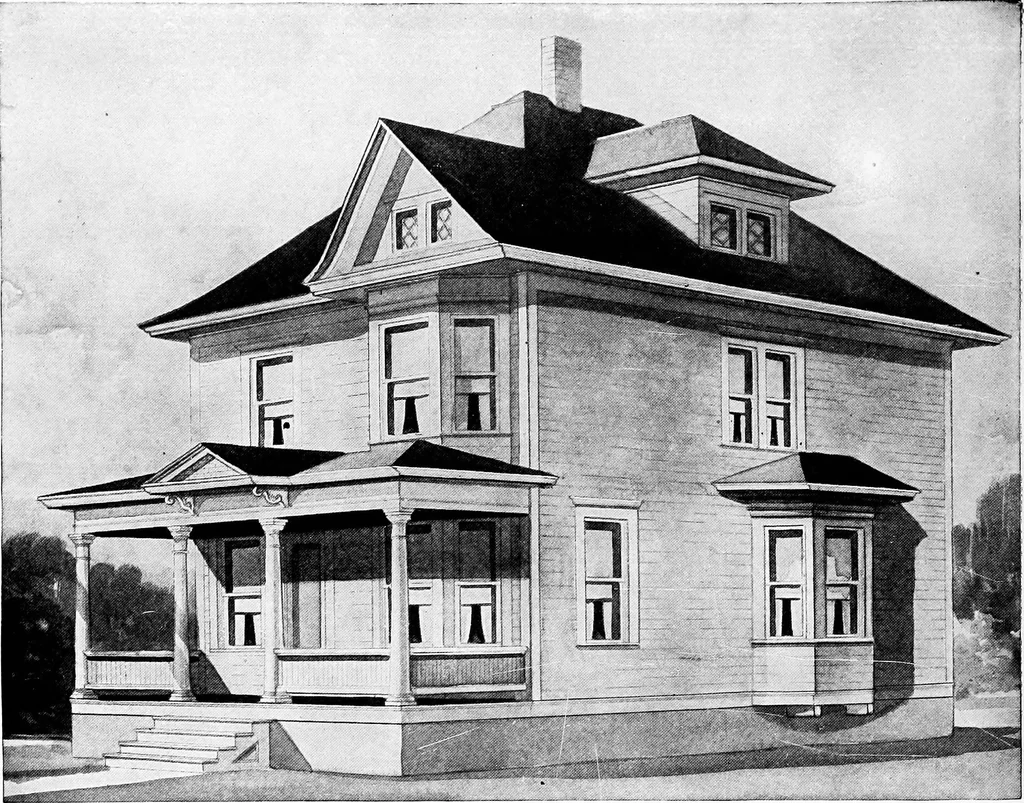 An illustration from Radford's artistic homes; 250 designs ..., 1908, leaf 97