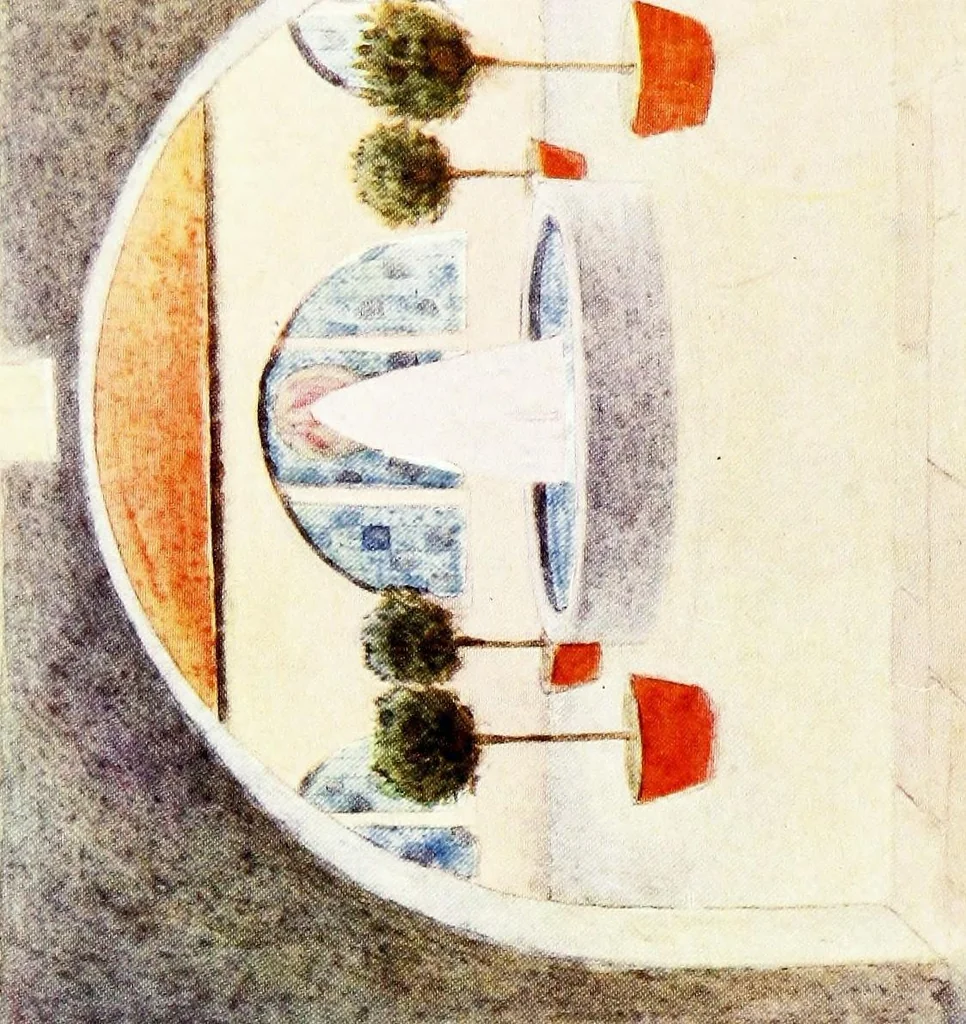 An illustration from Houses and gardens, 1906, leaf 271