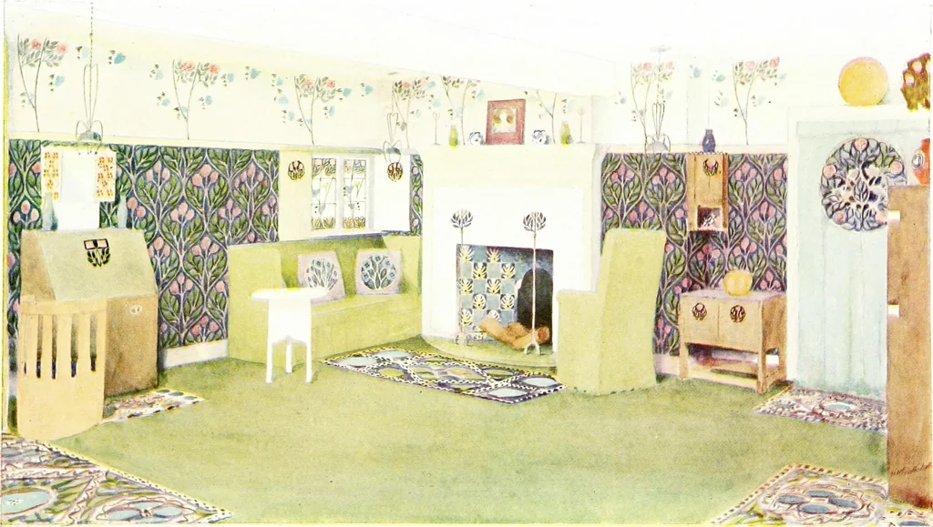 An illustration from Houses and gardens, 1906, leaf 50