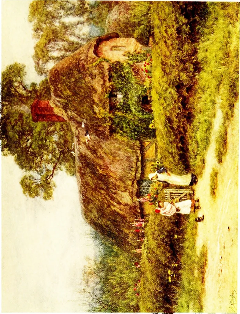 An illustration from The cottage homes of England, 1909, leaf 114