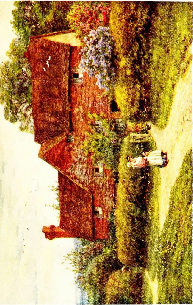 An illustration from The cottage homes of England, 1909, leaf 184
