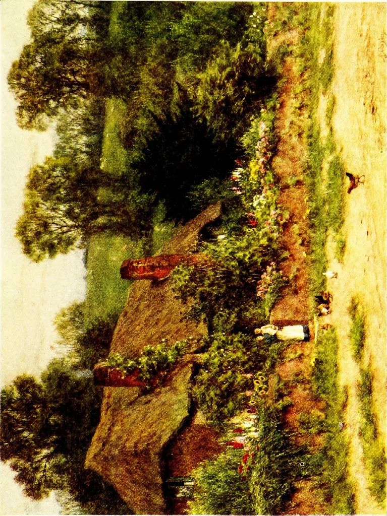An illustration from The cottage homes of England, 1909, leaf 32