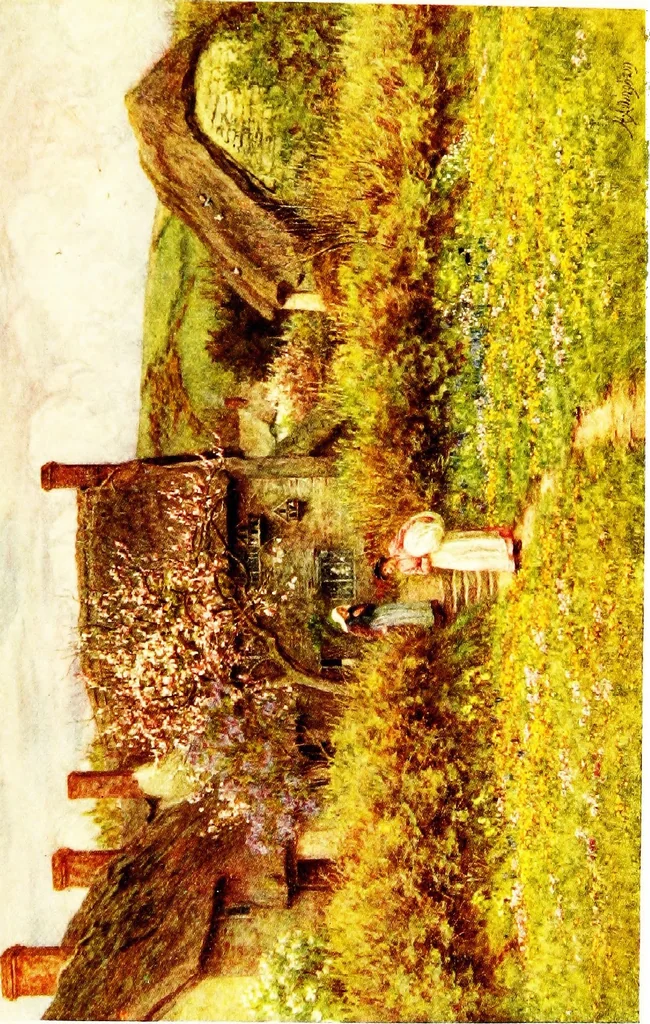 An illustration from The cottage homes of England, 1909, leaf 384