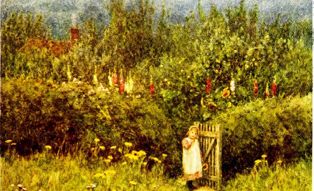 An illustration from The cottage homes of England, 1909, leaf 392