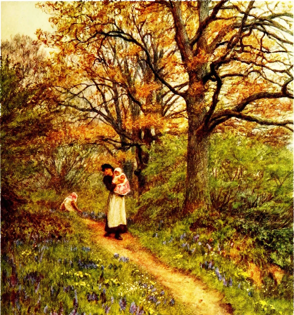 An illustration from The cottage homes of England, 1909, leaf 464
