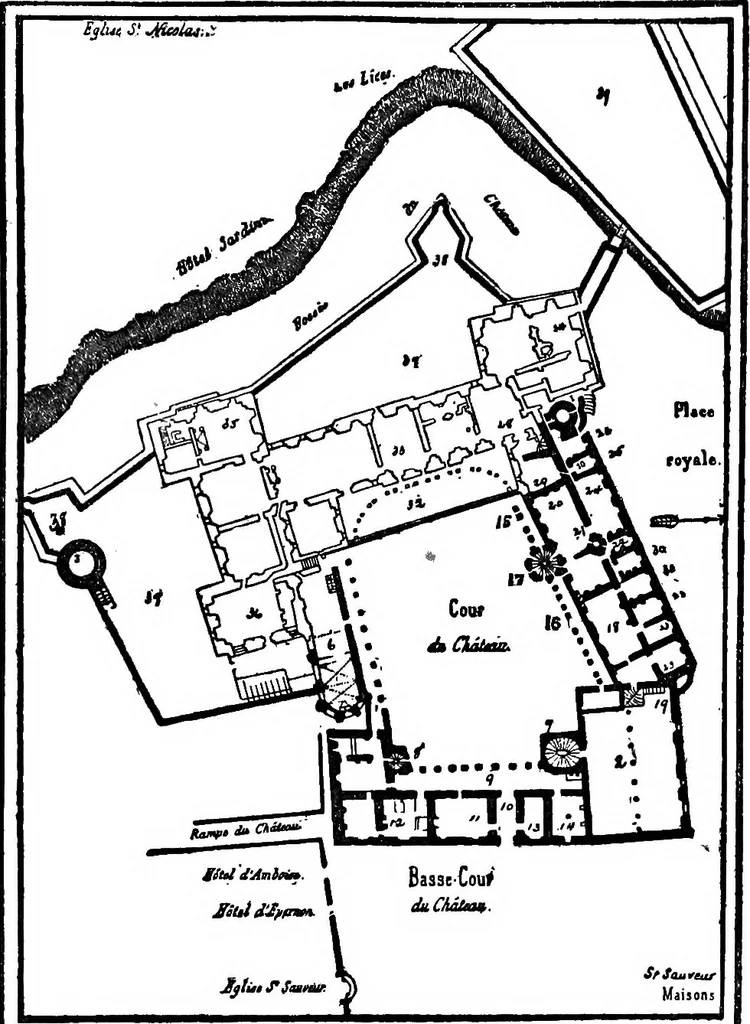 An illustration from Castles and chateaux of old Touraine and the Loire country, 1906, leaf 106
