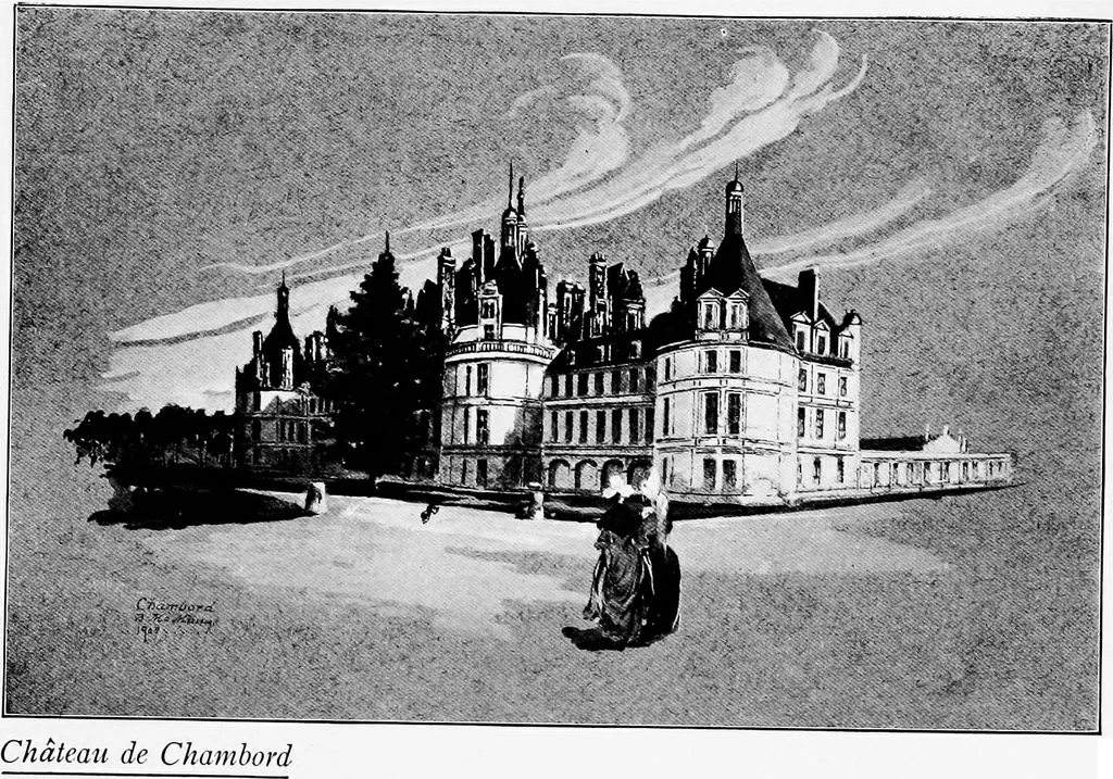 An illustration from Castles and chateaux of old Touraine and the Loire country, 1906, leaf 142