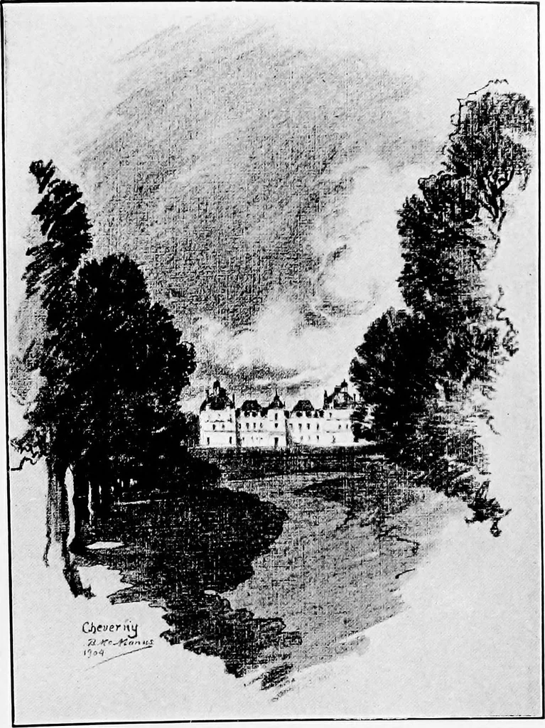 An illustration from Castles and chateaux of old Touraine and the Loire country, 1906, leaf 150
