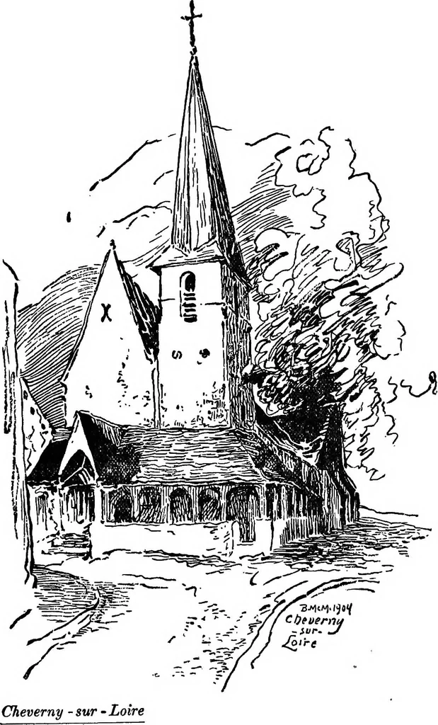 An illustration from Castles and chateaux of old Touraine and the Loire country, 1906, leaf 154