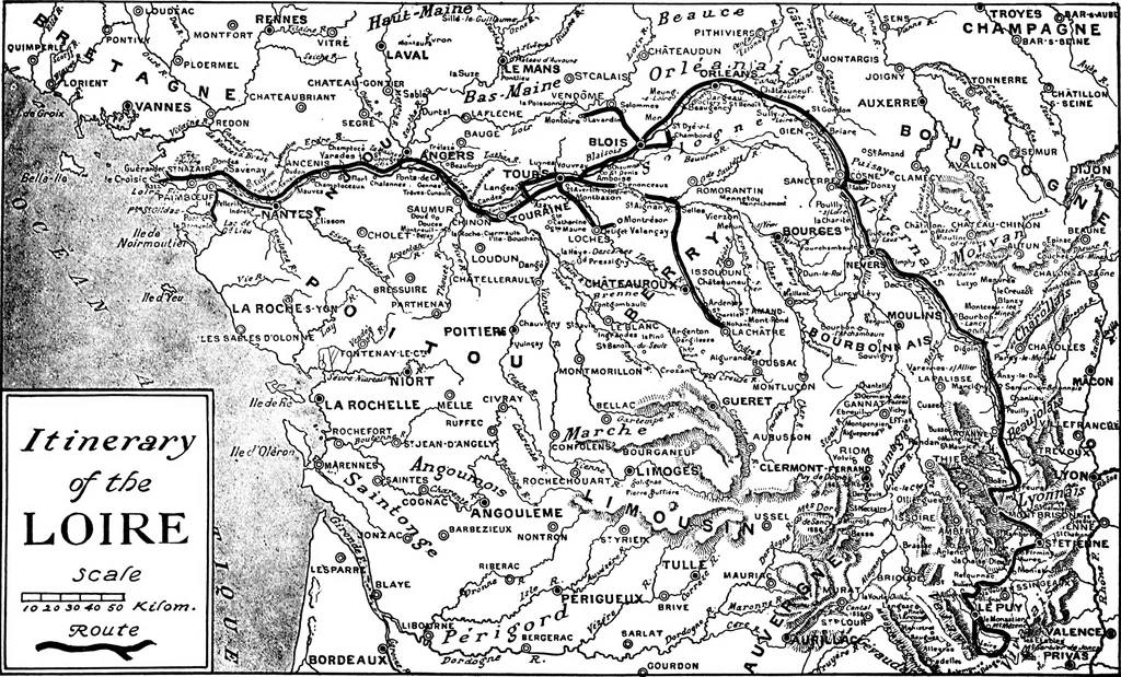 An illustration from Castles and chateaux of old Touraine and the Loire country, 1906, leaf 16