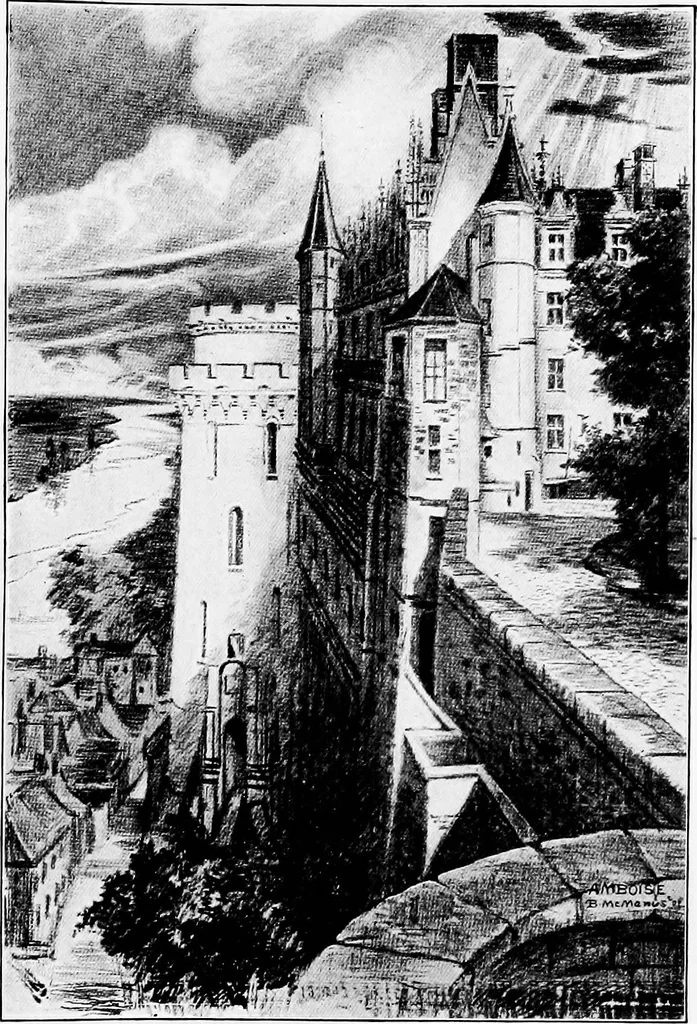 An illustration from Castles and chateaux of old Touraine and the Loire country, 1906, leaf 198