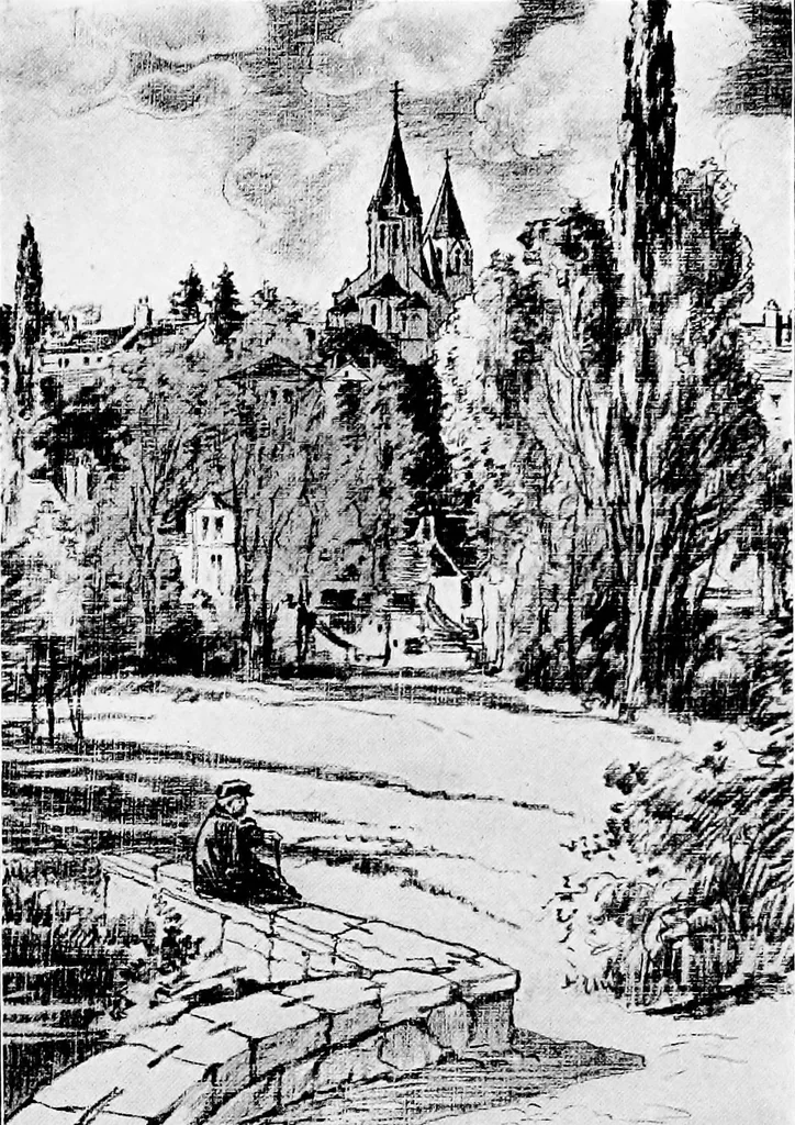 An illustration from Castles and chateaux of old Touraine and the Loire country, 1906, leaf 250