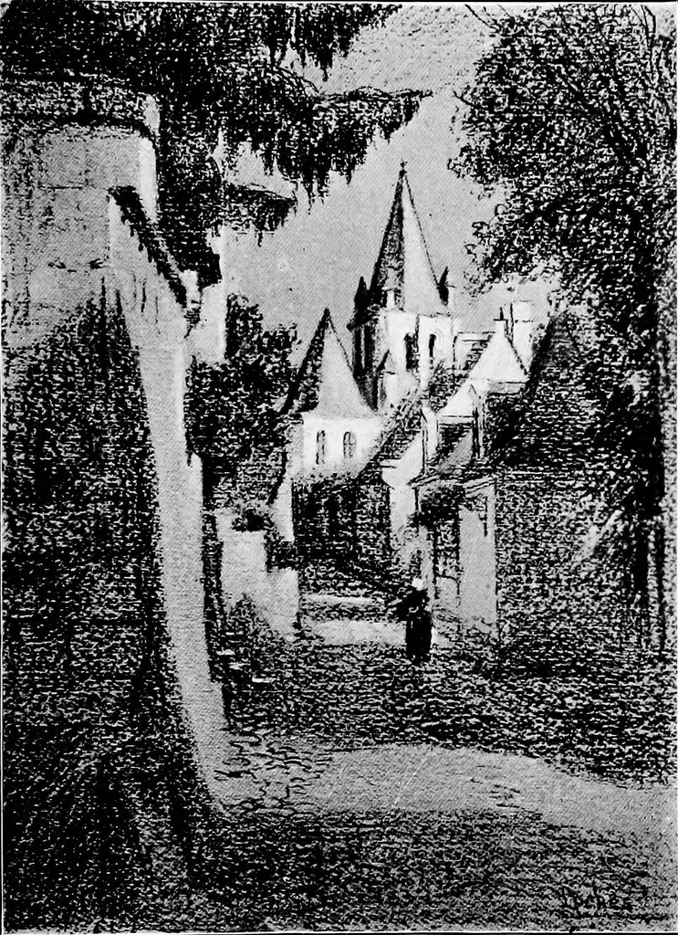An illustration from Castles and chateaux of old Touraine and the Loire country, 1906, leaf 258
