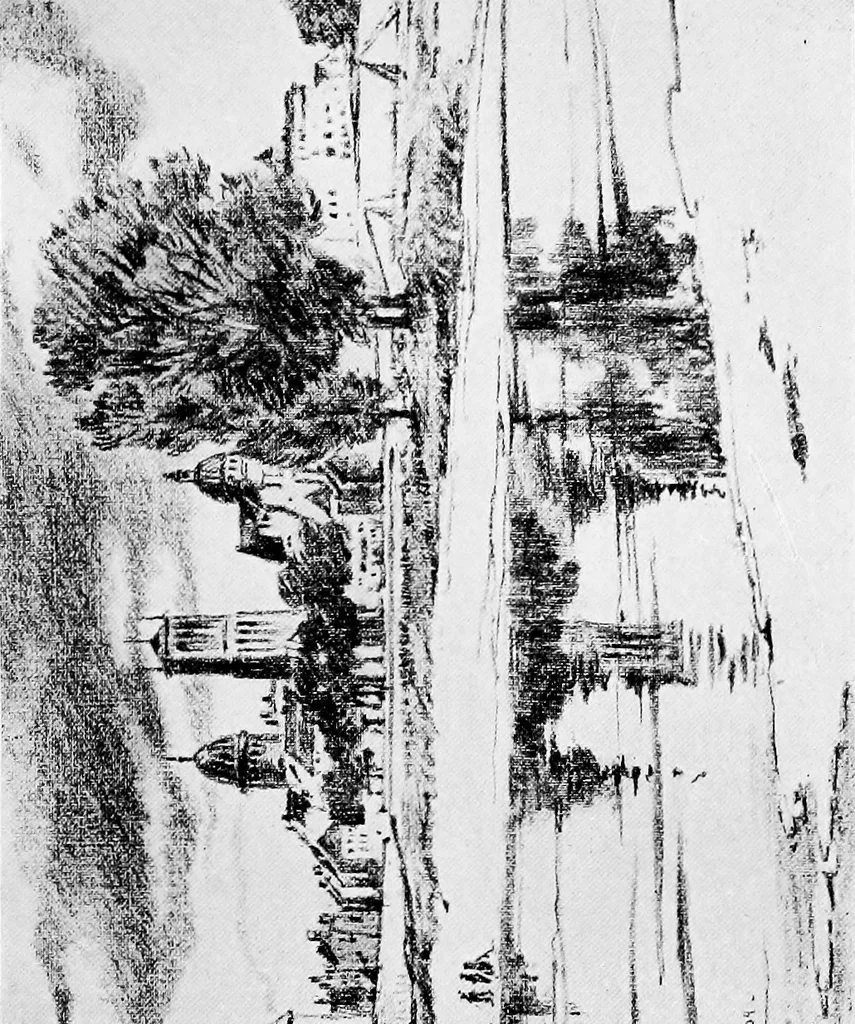 An illustration from Castles and chateaux of old Touraine and the Loire country, 1906, leaf 264