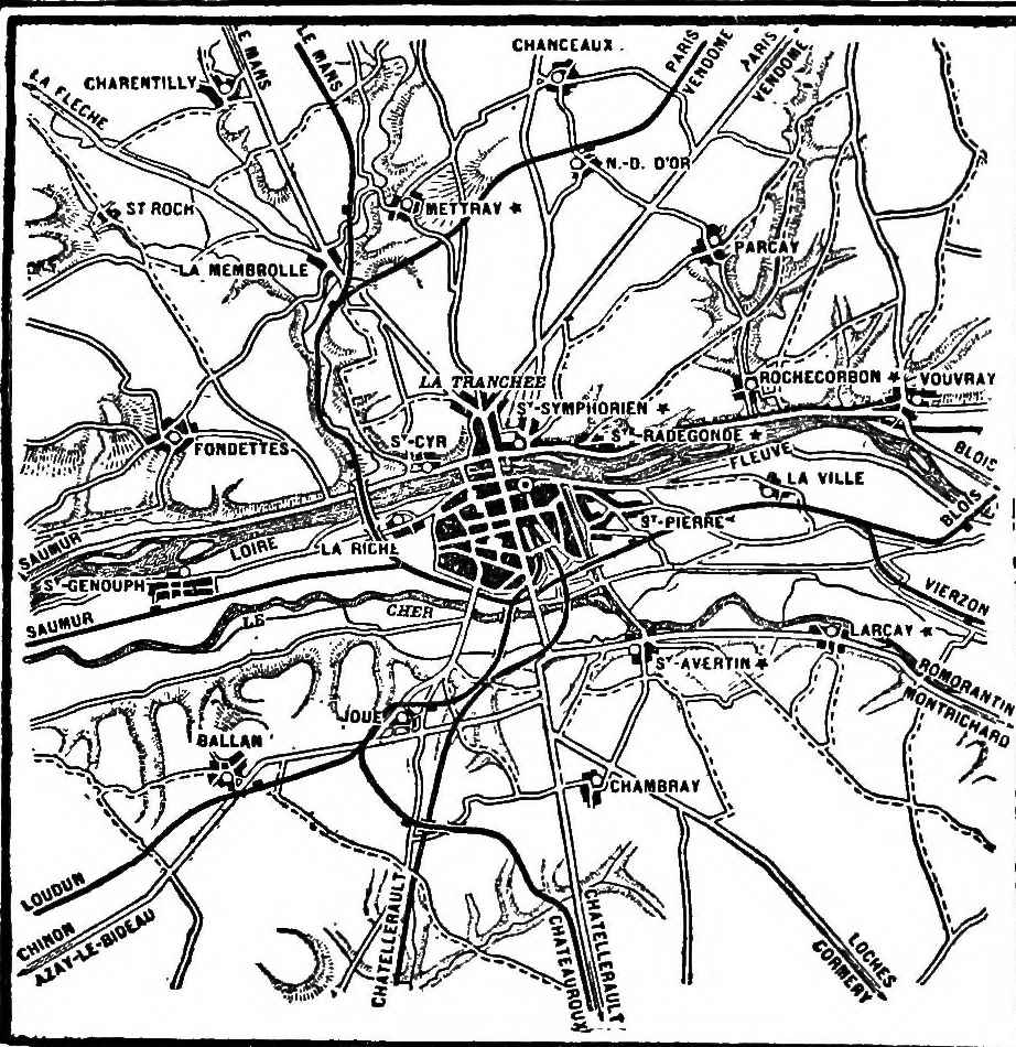 An illustration from Castles and chateaux of old Touraine and the Loire country, 1906, leaf 286