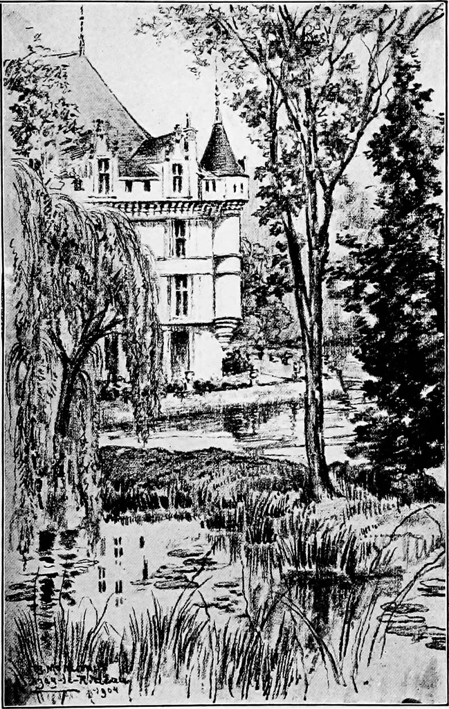 An illustration from Castles and chateaux of old Touraine and the Loire country, 1906, leaf 322