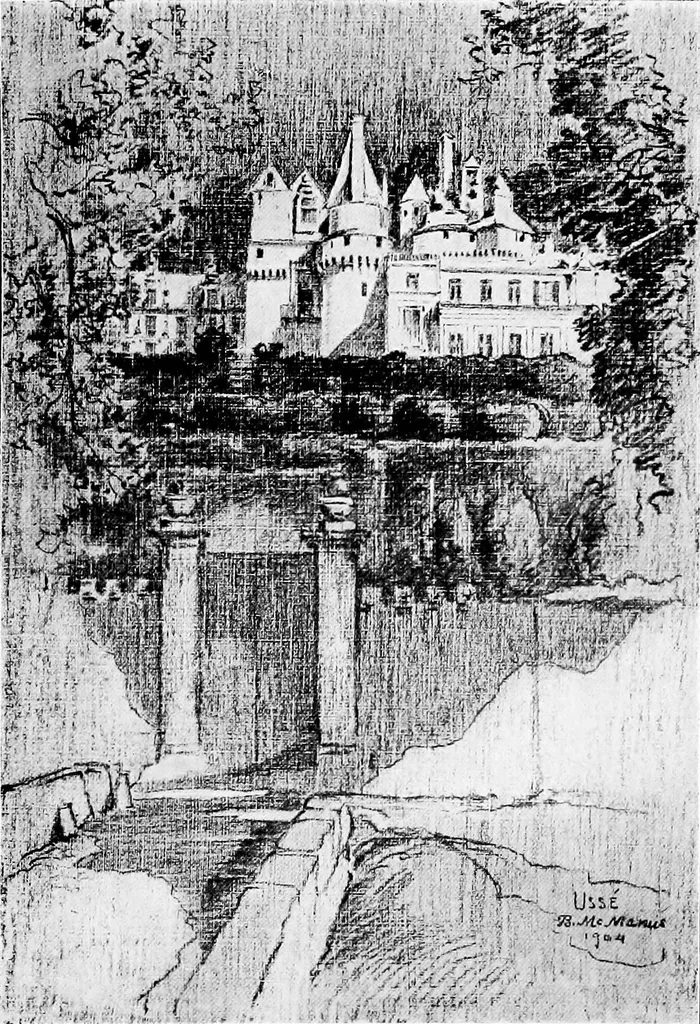 An illustration from Castles and chateaux of old Touraine and the Loire country, 1906, leaf 328