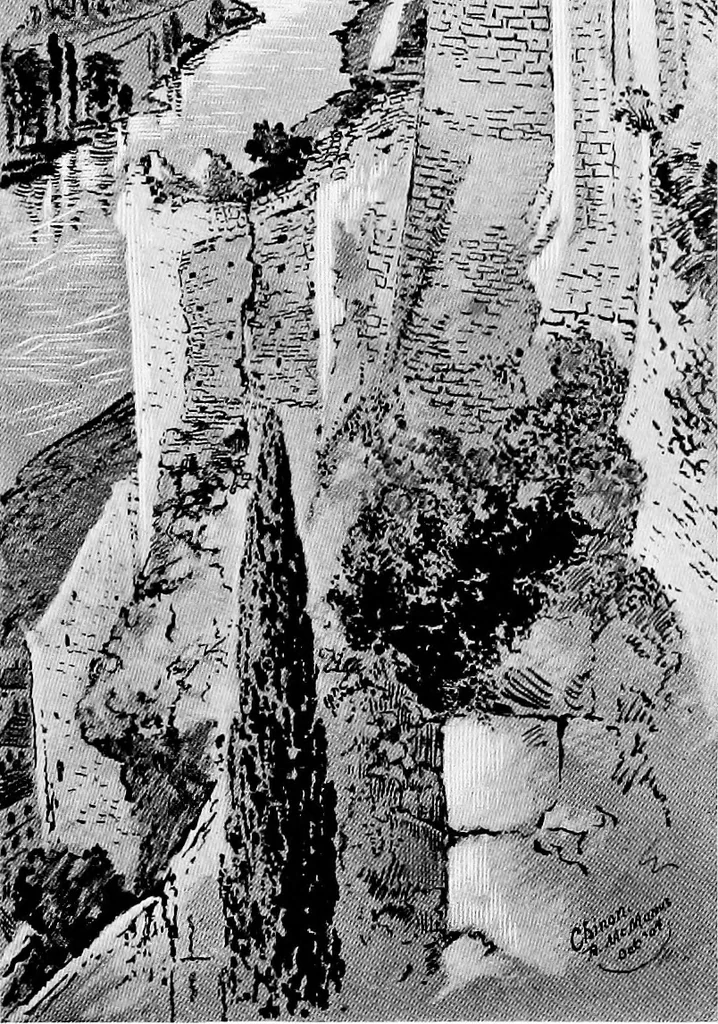 An illustration from Castles and chateaux of old Touraine and the Loire country, 1906, leaf 342