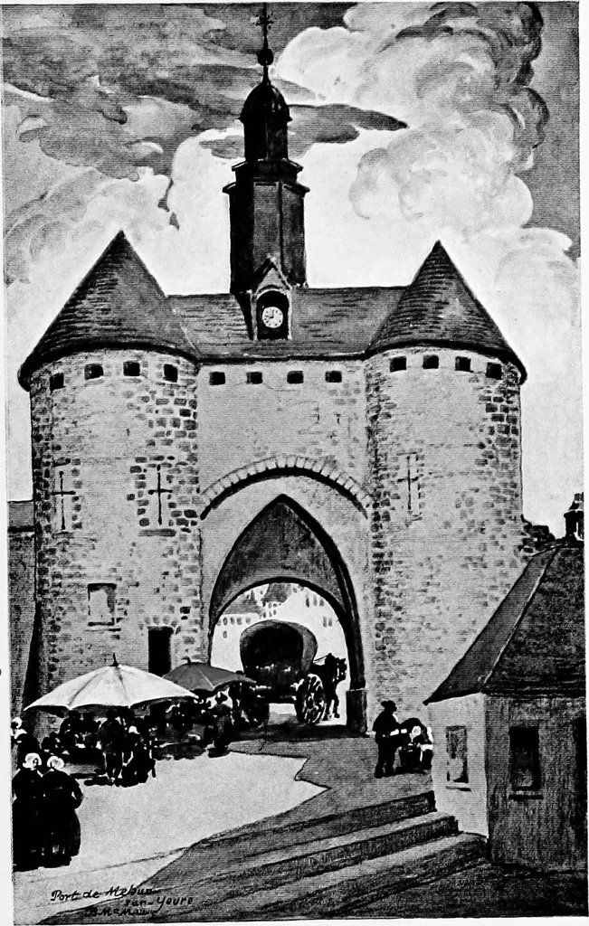 An illustration from Castles and chateaux of old Touraine and the Loire country, 1906, leaf 422