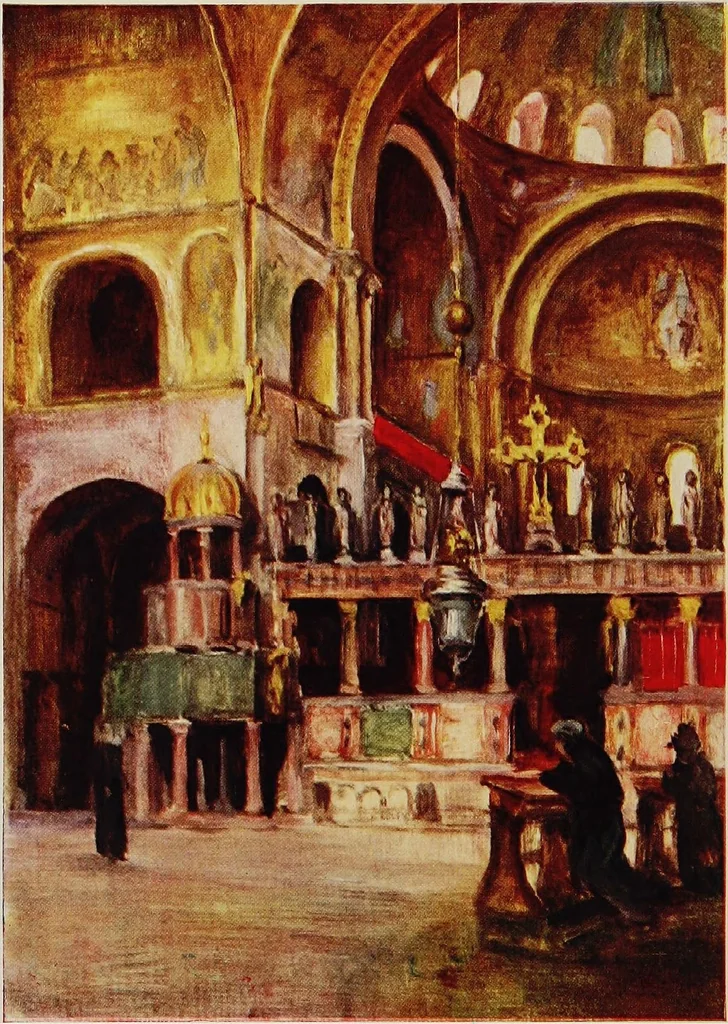 An illustration from Venice and its story, 1910, leaf 112