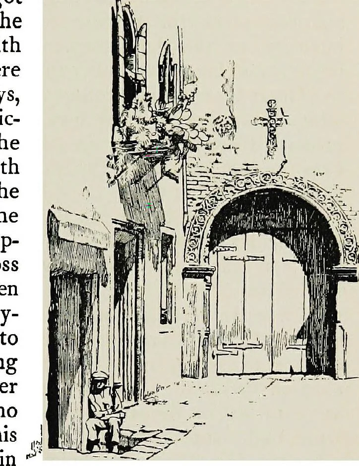 An illustration from Venice and its story, 1910, leaf 165