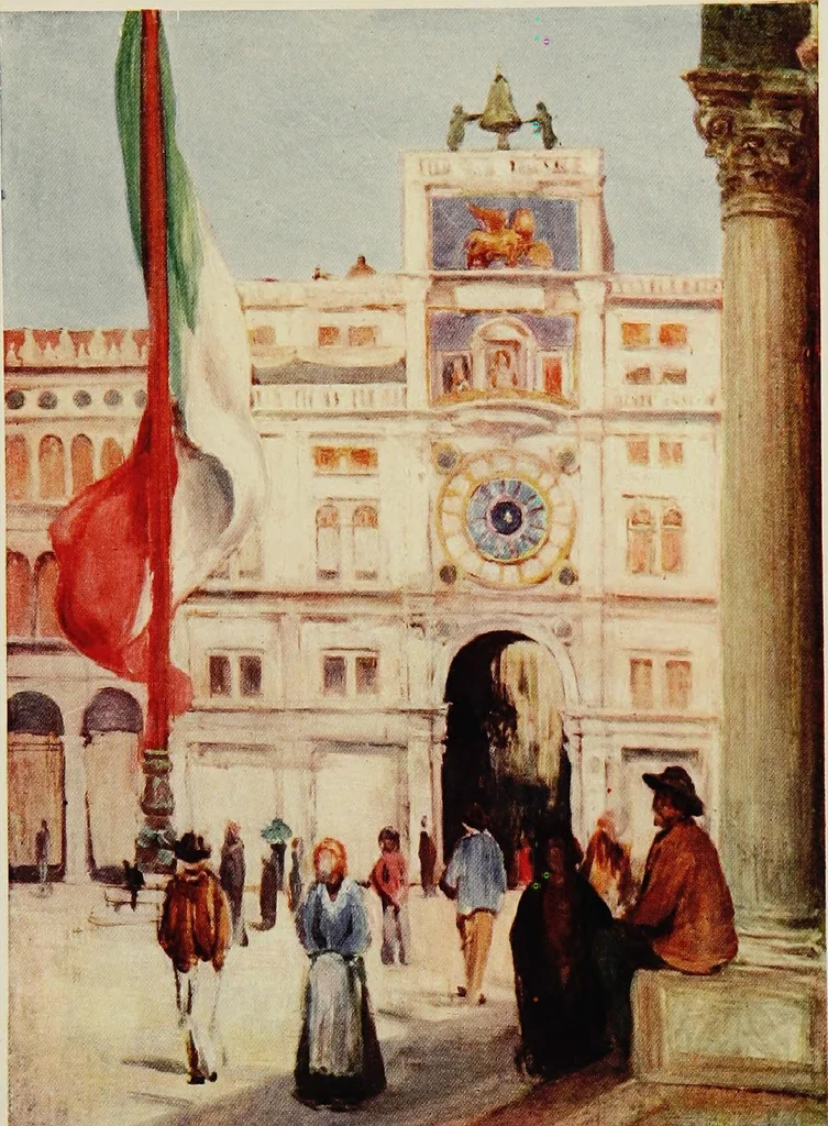An illustration from Venice and its story, 1910, leaf 179