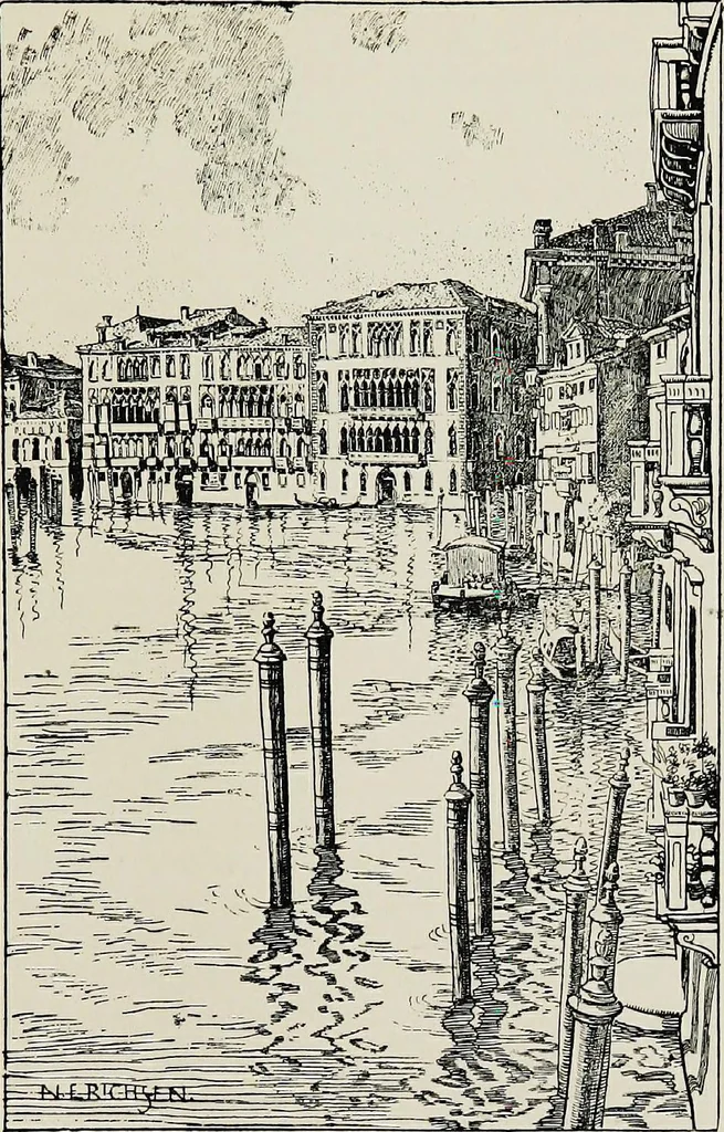 An illustration from Venice and its story, 1910, leaf 201