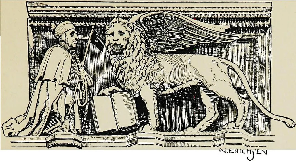 An illustration from Venice and its story, 1910, leaf 23