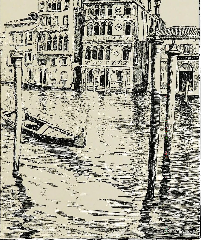 An illustration from Venice and its story, 1910, leaf 247