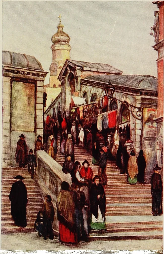 An illustration from Venice and its story, 1910, leaf 285
