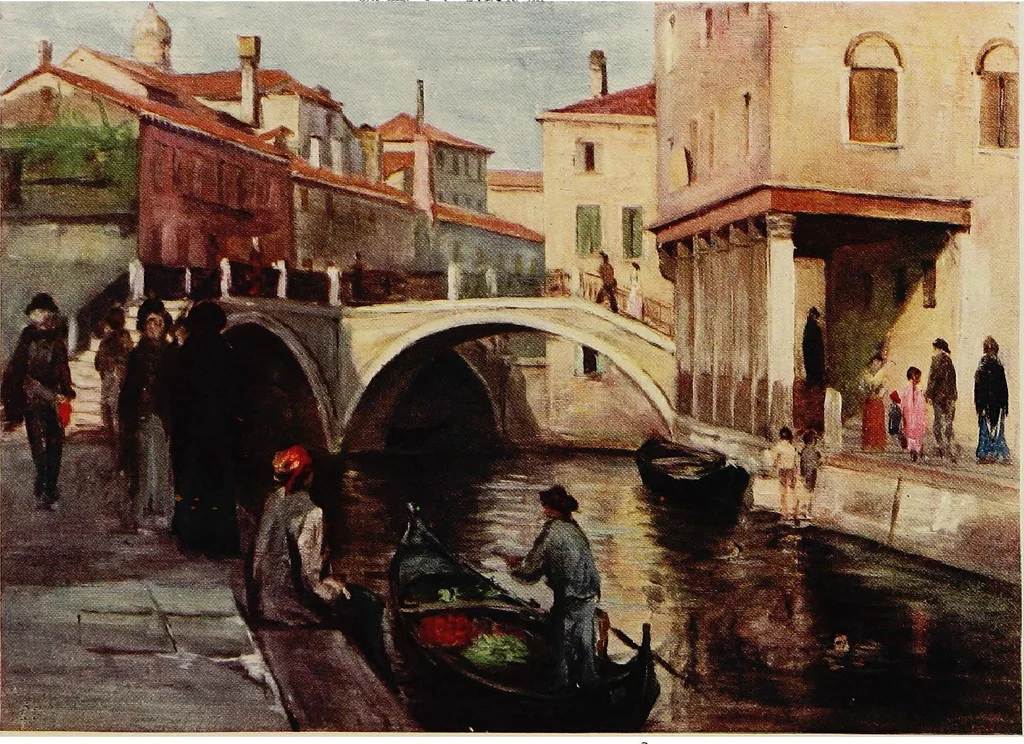 An illustration from Venice and its story, 1910, leaf 352