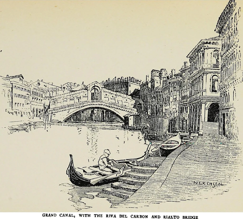 An illustration from Venice and its story, 1910, leaf 401
