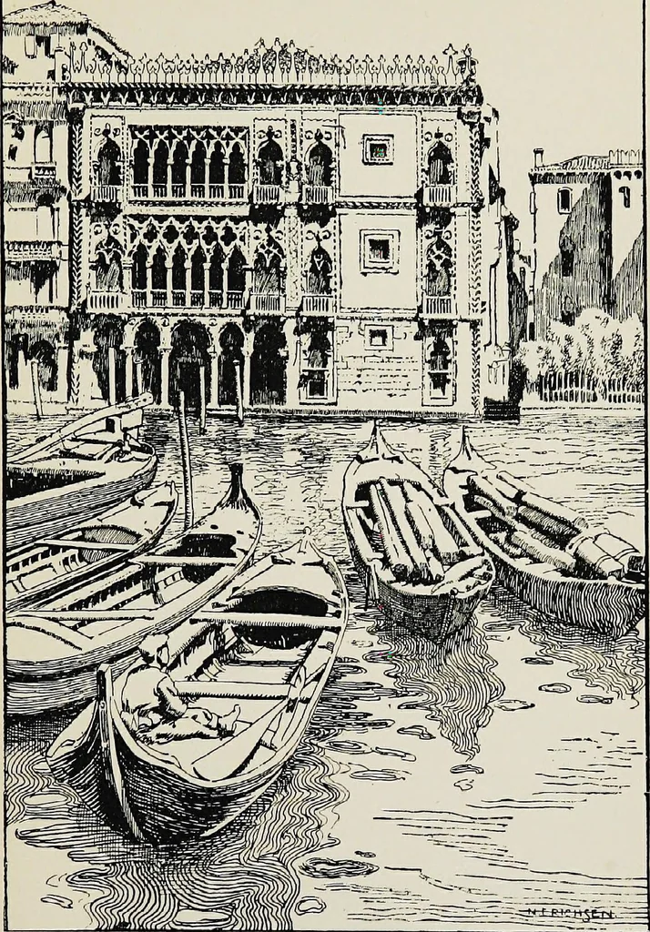 An illustration from Venice and its story, 1910, leaf 403