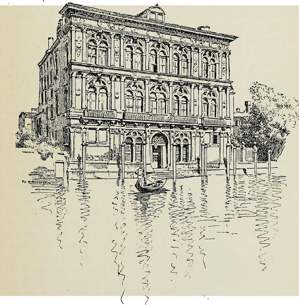 An illustration from Venice and its story, 1910, leaf 407