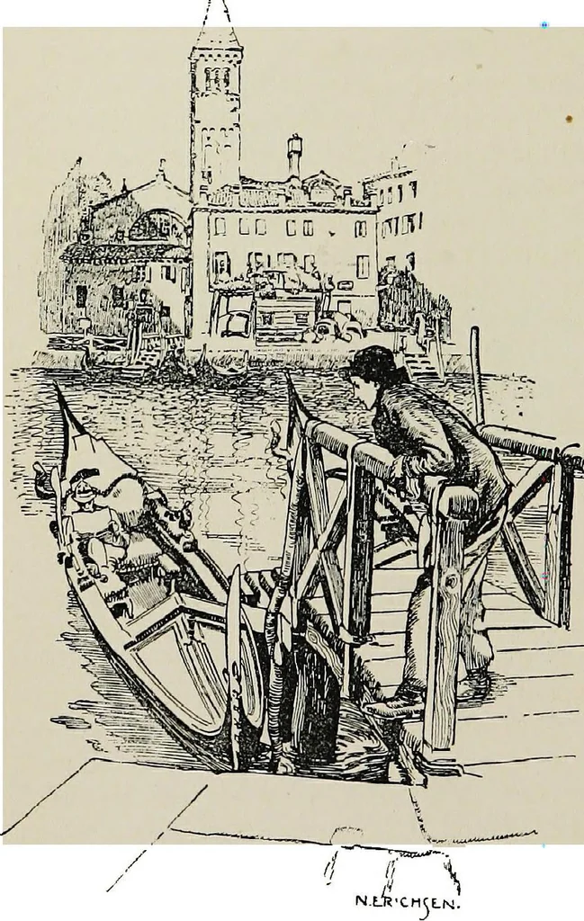An illustration from Venice and its story, 1910, leaf 408
