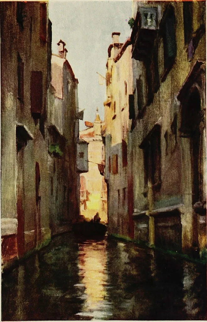 An illustration from Venice and its story, 1910, leaf 449